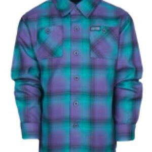 DIXXON Kids Plaid Shirt - Teal and Purple
LIMITED EDITION